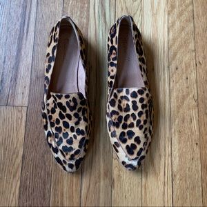 Madewell Frances Loafer Shoes - Leopard Calf Hair